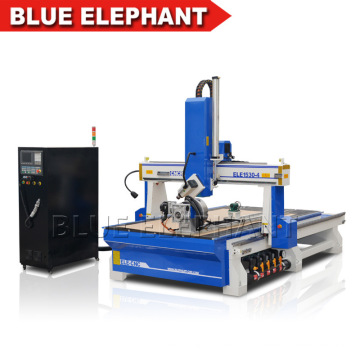 Best Price 4 Axis 3D Engraving CNC Router Machine with High Z Axis for Wood Cutting